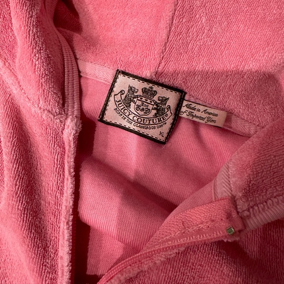 Y2K Original Juicy Couture Terry Tracksuit matching set - size L/XL - Picture 3 of 14